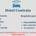 CONTRATA-SE FUNCIONÁRIOS PARA TRABALHAR EM HOTEL.